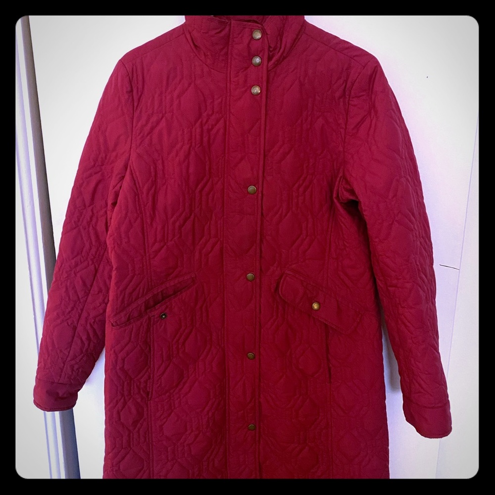 Lands End Quilted Insulated Coat